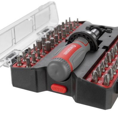 Image showing 5 th INTERTOOL 53 pc. Ratchet Screwdriver Set