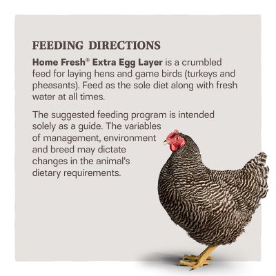 Image showing  Home Fresh Extra Egg Layer Crumble, 25 lb.