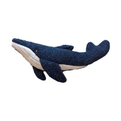 Dog Star Winston the Blue Whale Plush Fleece Dog Toy