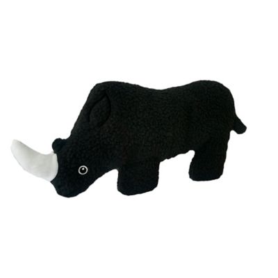 Dog Star Gertie The Black Rhino Plush Fleece Dog Toy