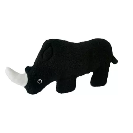 Dog Star Gertie The Black Rhino Fleece Dog Plush Dog Plush Toys