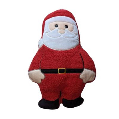 Dog Star Santa Claus Holiday Plush Fleece Dog Toy