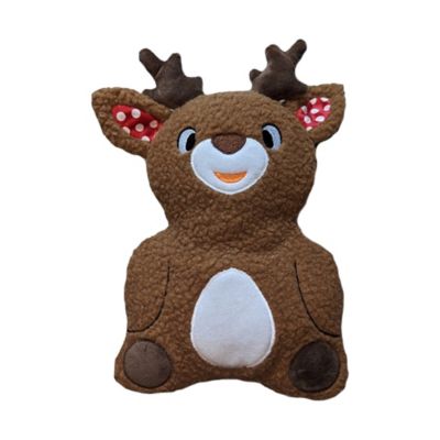 Dog Star Reindeer Holiday Plush Fleece Dog Toy