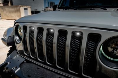 Image showing 6 th ORACLE Lighting Pre-Runner Style LED Grill Kit for Jeep Wrangler JL, White LED