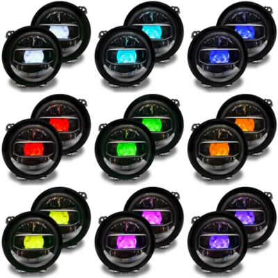 Image showing  Jeep Wrangler JL / Gladiator JT ColorSHIFT Projector Illumination Kit, 4511-334