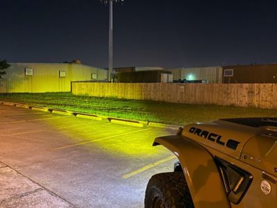 Image showing 5 th ORACLE Lighting 60mm 15W Fog Beam LED Emitter, Yellow-3000K, 5821-006