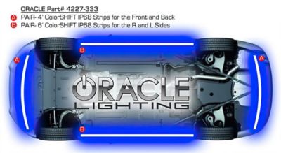 Image showing  Universal ColorSHIFT LED Underbody Kit, 4227-333