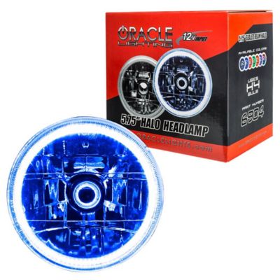 ORACLE Lighting Pre-Installed Lights 5.75 in. Sealed Beam Blue Halo, 6904-002