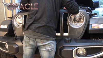 Image showing  Jeep Wrangler JL / Gladiator JT Adjustable 7in. Headlight Brackets (Pair)