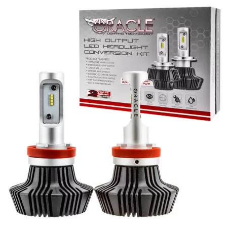 ORACLE Lighting H11 4 000+ Lumens LED Headlight Bulbs (Pair) Headlight Assemblies