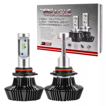 ORACLE Lighting 9006 4 000+ Lumens LED Headlight Bulbs (Pair) Headlight Assemblies