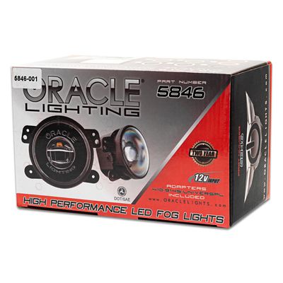 Image showing  Jeep JK/JL/JT High Performance 20W LED Fog Lights, 5846-504