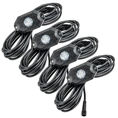 Image showing  Bluetooth + RF Underbody Wheel Well Rock Light Kit - 4 pc.