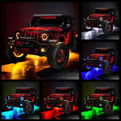 Image showing 9 th ORACLE Lighting Bluetooth + RF Underbody Wheel Well Rock Light Kit - 4 pc.