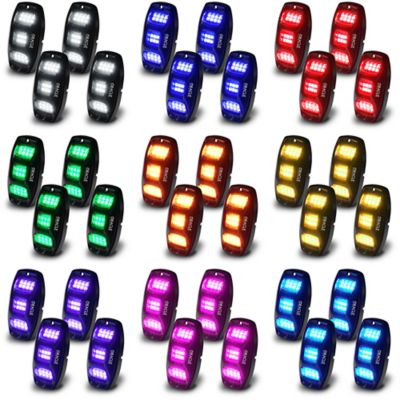 Image showing 5 th ORACLE Lighting ColorSHIFT RGB+W Underbody Wheel Well Rock Light Kit (4 pc.)