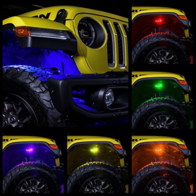 Image showing 8 th ORACLE Lighting ColorSHIFT RGB+W Underbody Wheel Well Rock Light Kit (4 pc.)
