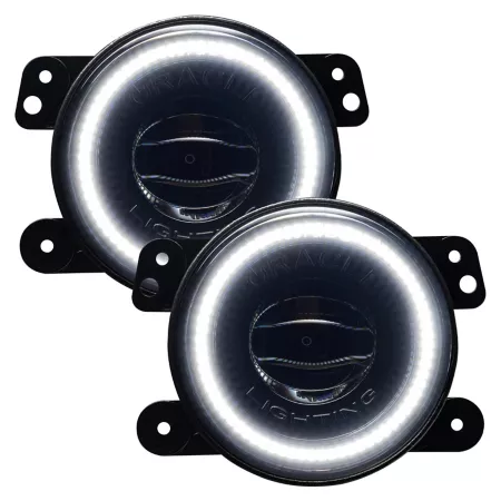 ORACLE Lighting Jeep JK/JL/JT 20W High Performance LED Fog Lights White Halos 5846-001 Fog Lights