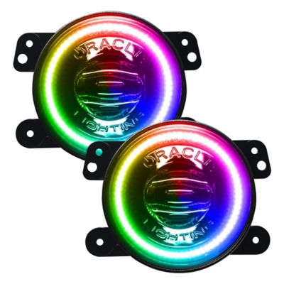 ORACLE Lighting Jeep JK/JL/JT High Performance 20W LED Fog Lights, Dynamic ColorSHIFT, 5846-332