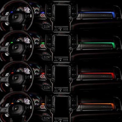 Image showing 6 th ORACLE Lighting 2019-2024 RAM Dash Interior Ambient Lighting Conversion Kit, 4234-333