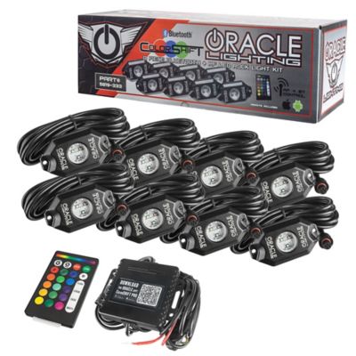 ORACLE Lighting Bluetooth + RF Underbody Wheel Well Rock Light Kit - 8 pc.