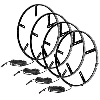 Image showing  LED Illuminated Wheel Rings, White LED, 4215-001