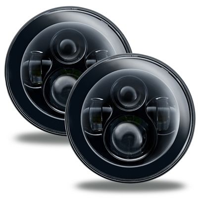 ORACLE Lighting 7 in. High Powered LED Headlights - Black Bezel