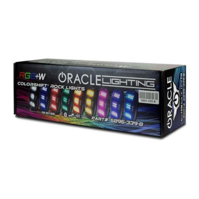Image showing  ColorSHIFT RGB+W Underbody Wheel Well Rock Light Kit (8 pc.)