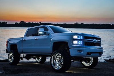 Image showing 7 th ORACLE Lighting LED Illuminated Wheel Rings - Double LED, White