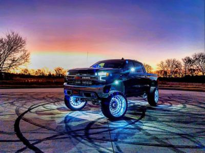 Image showing 8 th ORACLE Lighting LED Illuminated Wheel Rings, ColorSHIFT LED