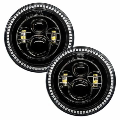 Image showing  7 in. High Powered LED Headlights, ColorSHIFT Halos w/No Controller, 5769-334