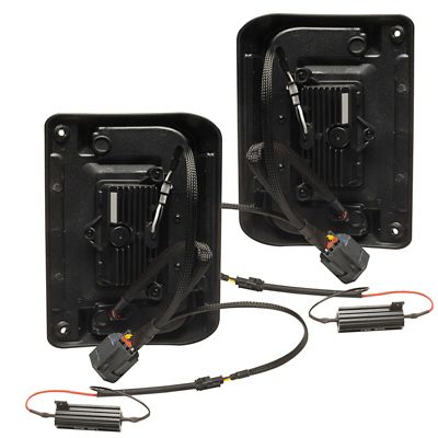 Image showing  Flush Mount LED Tail Lights for Jeep Wrangler JK