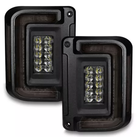 ORACLE Lighting Black Series Flush Mount LED Tail Lights for Jeep Wrangler JK Backup Lights