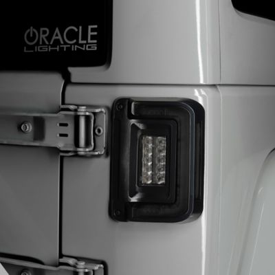 Image showing 8 th ORACLE Lighting Black Series Flush Mount LED Tail Lights for Jeep Wrangler JK
