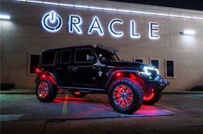 Image showing 6 th ORACLE Lighting LED Illuminated Wheel Rings, Dynamic ColorSHIFT, 4215-332
