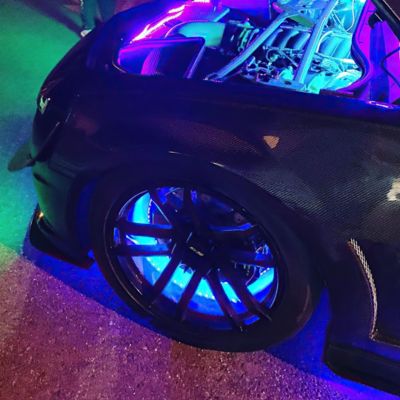 Image showing 7 th ORACLE Lighting LED Illuminated Wheel Rings, Dynamic ColorSHIFT, 4215-332
