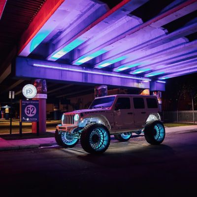 Image showing 8 th ORACLE Lighting LED Illuminated Wheel Rings, Dynamic ColorSHIFT, 4215-332