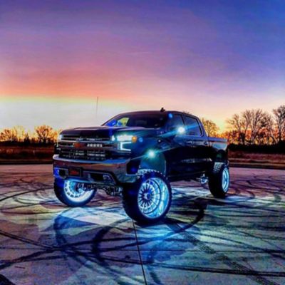 Image showing 9 th ORACLE Lighting LED Illuminated Wheel Rings, Dynamic ColorSHIFT, 4215-332