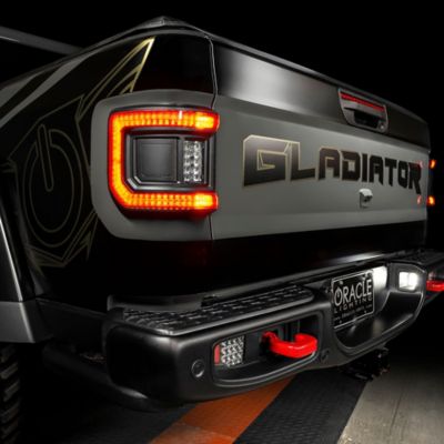 Image showing 6 th ORACLE Lighting Flush Mount LED Tail Lights for Jeep Gladiator JT