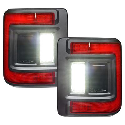 Image showing  Flush Mount LED Tail Lights for Jeep Wrangler JL
