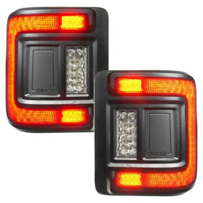 Image showing  Black Series Flush Mount LED Tail Lights for Jeep Wrangler JL