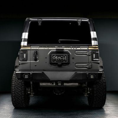 Image showing 6 th ORACLE Lighting Black Series Flush Mount LED Tail Lights for Jeep Wrangler JL