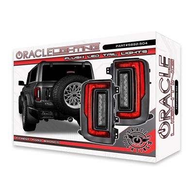 Image showing 5 th ORACLE Lighting Flush Style LED Tail Lights for 2021-2024 Ford Bronco