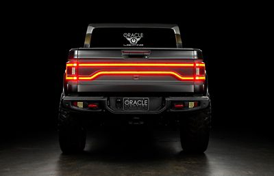 Image showing 7 th ORACLE Lighting Racetrack Flush Style LED Tailgate Panel Light for Jeep Gladiator JT, Standard Lens