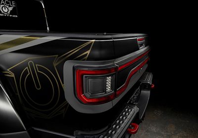 Image showing 9 th ORACLE Lighting Racetrack Flush Style LED Tailgate Panel Light for Jeep Gladiator JT, Standard Lens