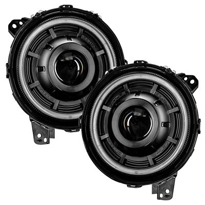 Image showing  Oculus Bi-LED Projector Headlights for Jeep Wrangler JL / Gladiator JT, 5839-504