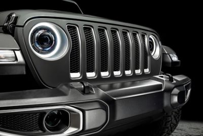 Image showing 6 th ORACLE Lighting Oculus Bi-LED Projector Headlights for Jeep Wrangler JL / Gladiator JT, 5839-504