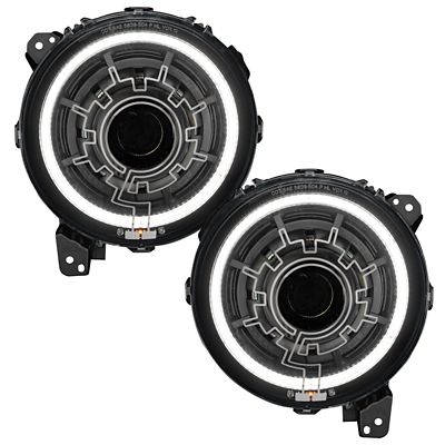 Image showing  Oculus Heated Lens Bi-LED Projector Headlights for Jeep Wrangler JL / Gladiator JT, 5839-111