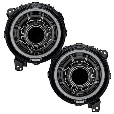 Image showing  Oculus Heated Lens Bi-LED Projector Headlights for Jeep Wrangler JL / Gladiator JT, 5839-111