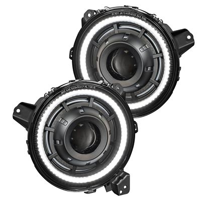 Image showing  Oculus ColorSHIFT Bi-LED Projector Headlights for Jeep Wrangler JL/Gladiator JT, Simple Controller, 5839-504-B
