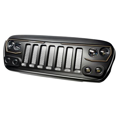 Image showing  VECTOR Series Full LED Grill for the Jeep Wrangler JL / Gladiator JT